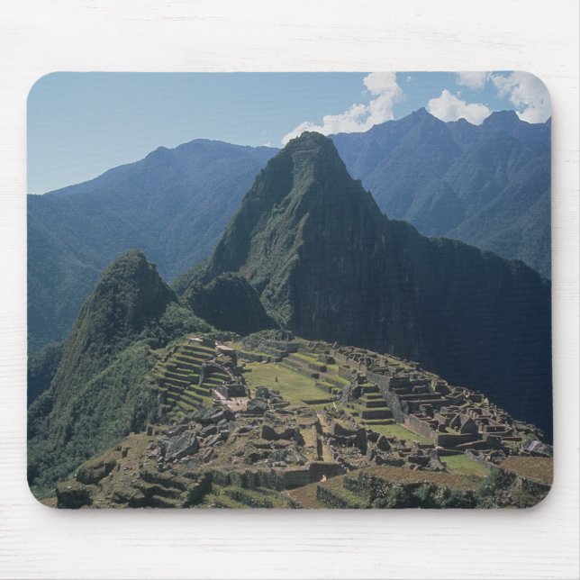 Beskåda av citadelen på Machu Picchu Musmatta (Framsidan)