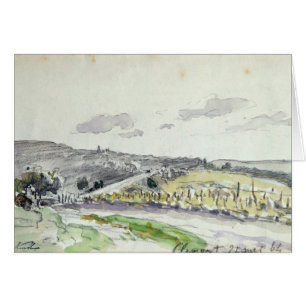 Beskåda av Clamart, 1864 Hälsningskort