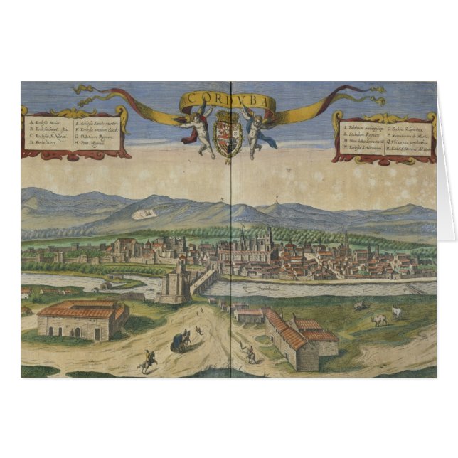 Beskåda av Cordoba Hälsningskort (Framsidan Horizontal)