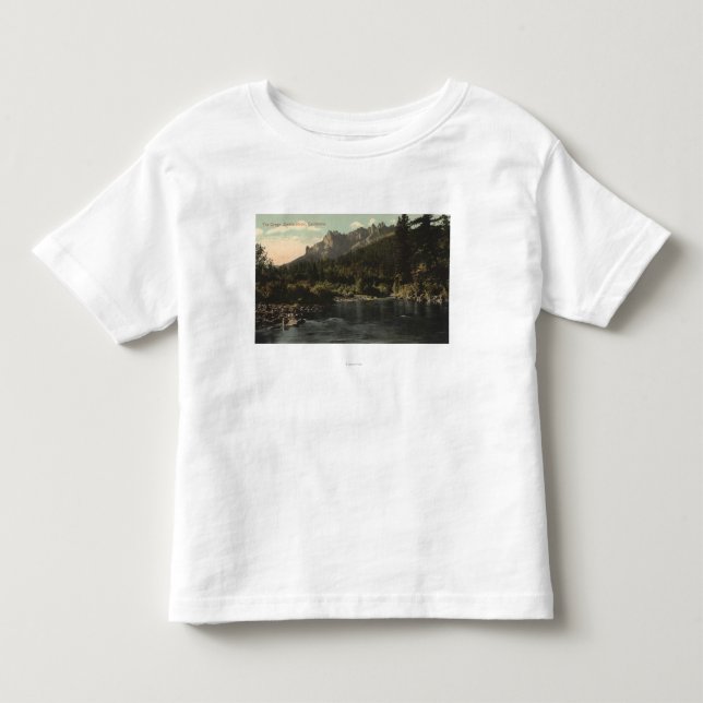 Beskåda av cragsna, slottsten tee shirt (Framsida)