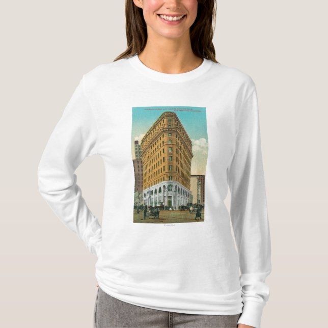 Beskåda av Crockeren Bldg och den Crocker T Shirt (Framsida)