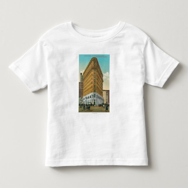 Beskåda av Crockeren Bldg och den Crocker Tee (Framsida)