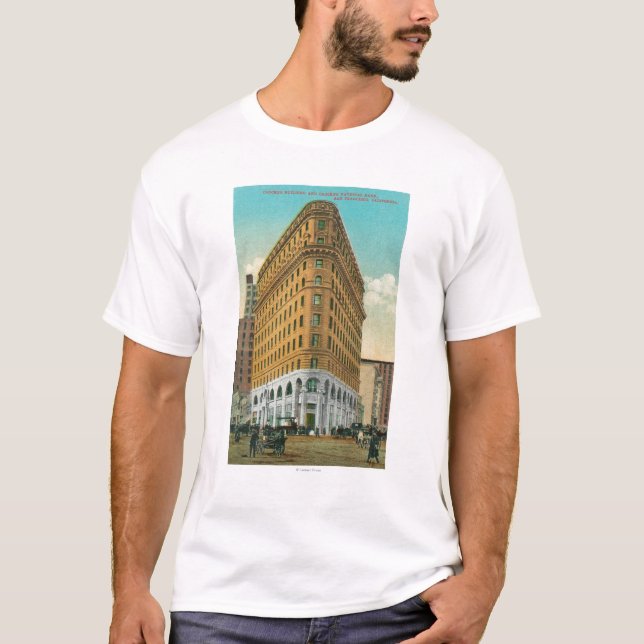 Beskåda av Crockeren Bldg och den Crocker Tee Shirt (Framsida)