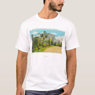 Beskåda av dammsugare hem, den Stanford U T-shirt