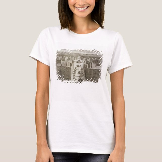 Beskåda av de åtta statyerna av Castellazzo i till T-shirt (Framsida)