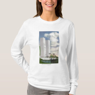 Beskåda av de fartyglandningen och pylonsna t shirt