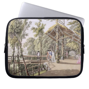 Beskåda av de Reisenberg trädgårdarna nära sta Laptop Sleeve