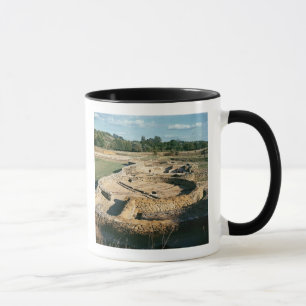 Beskåda av de termiska baden mugg