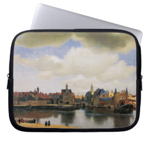 Beskåda av Delft av Johannes Vermeer Laptop Sleeve