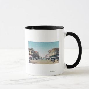 Beskåda av den 13th gatan från BroadwayOakland, Mugg