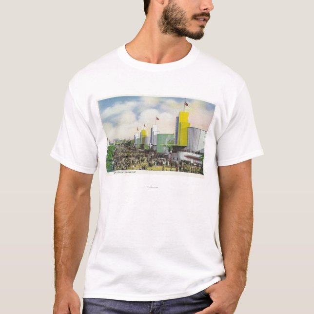 Beskåda av den allmänna utställningsgruppen t shirt (Framsida)