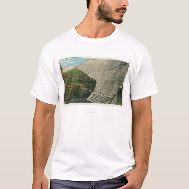 Beskåda av den Ashokan behållarfördämningen T-shirt (Framsida)