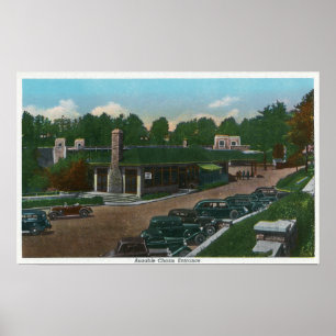 Beskåda av den Ausable svalgen hänrycker Poster