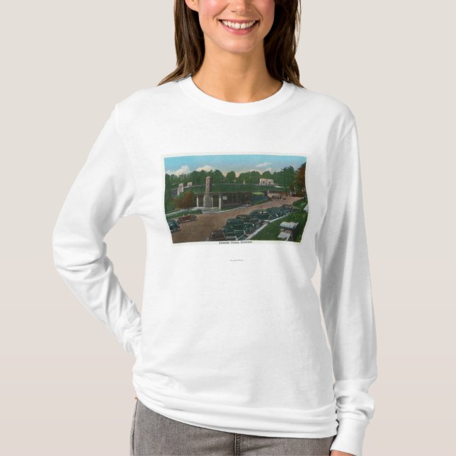 Beskåda av den Ausable svalgen hänrycker T-shirt (Framsida)