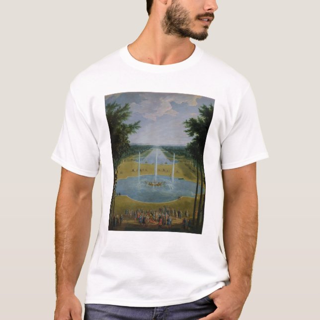 Beskåda av den Bassin d'Apollonen Tee (Framsida)