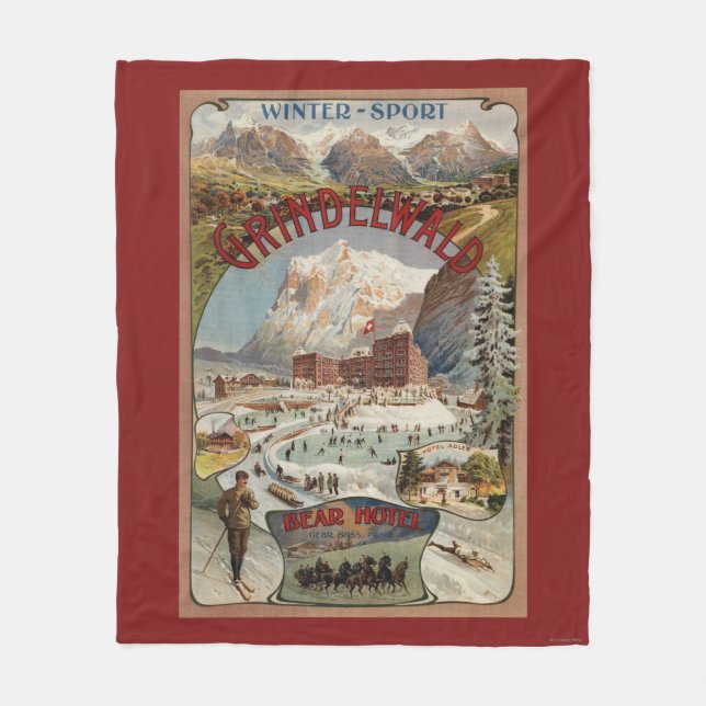 Beskåda av den befordrings- affischen för fleecefilt (Framsidan)