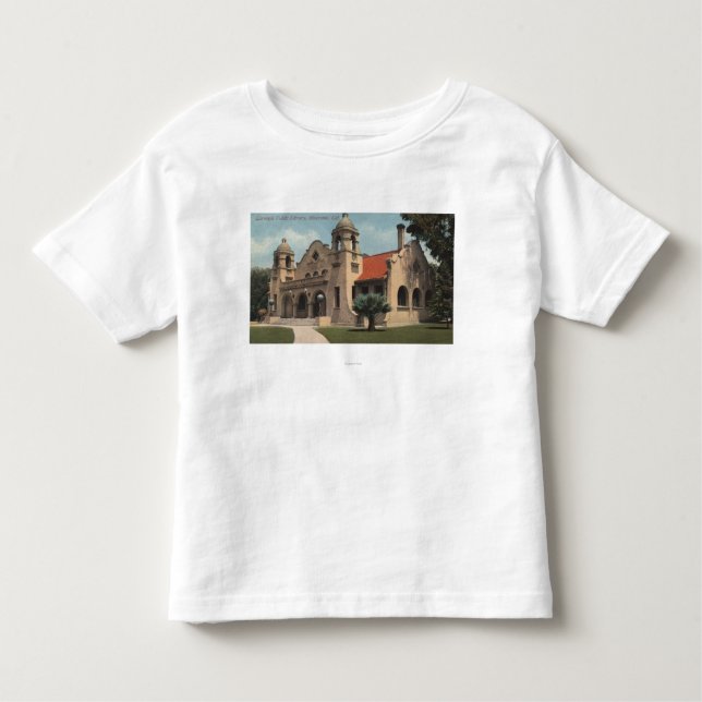 Beskåda av den Carnegie offentligt bibliotek T Shirt (Framsida)