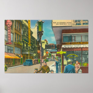 Beskåda av den Chinatown affären delar upp Poster