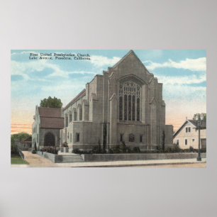 Beskåda av den första förenade presbyterianskaa poster