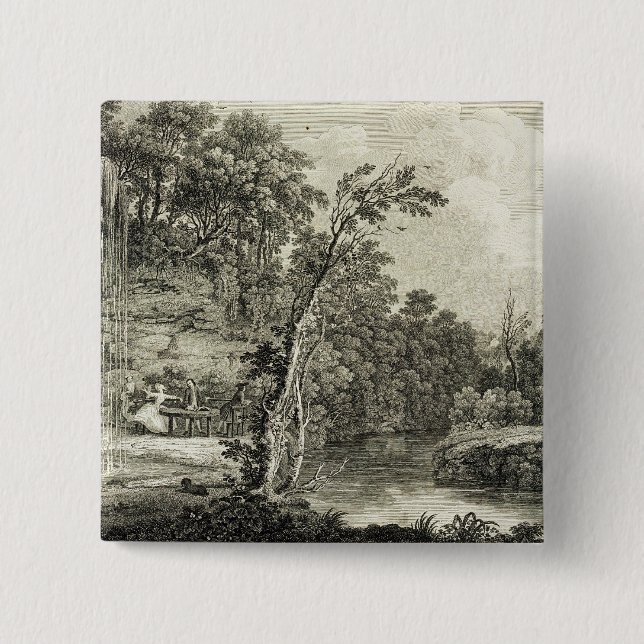 Beskåda av den förstenas våren som gemensamt knapp (Framsida)