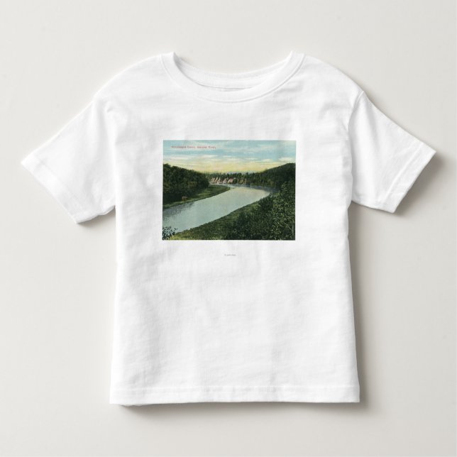 Beskåda av den Genesee floden T-shirt (Framsida)