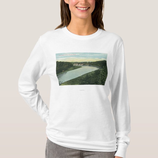 Beskåda av den Genesee floden Tee (Framsida)