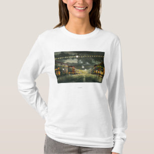 Beskåda av den Hewitt avenyn på natten Tee Shirt