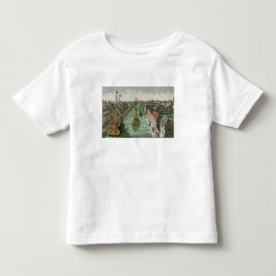 Beskåda av den Kettel grinden i Delft (gravyr) Tee