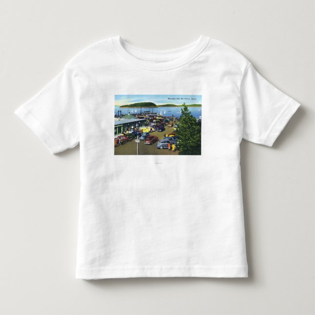 Beskåda av den kommunala pir t shirt (Framsida)