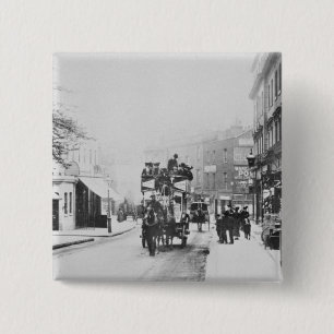 Beskåda av den kyrkliga gatan, Kensington c.1906 Knapp
