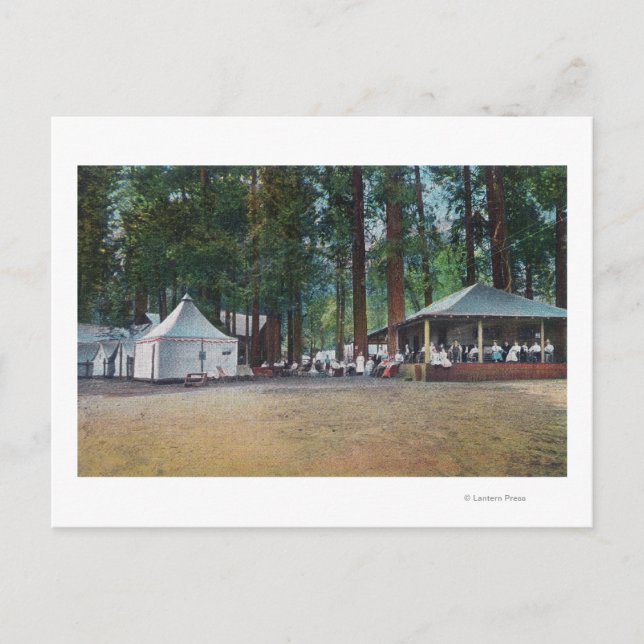 Beskåda av den lägerCurryYosemite nationalparken, Vykort (Framsida)