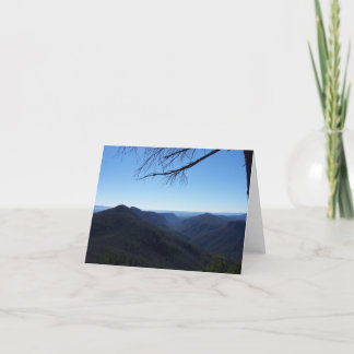 Beskåda av den Linville klyftan Kort