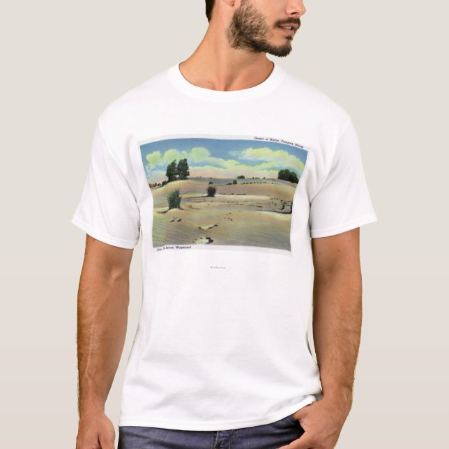 Beskåda av den Maine öknen T-shirt (Framsida)