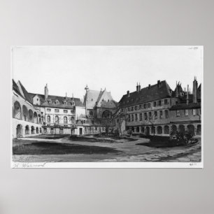 Beskåda av den Maternite Port-Royalet cloisteren Poster
