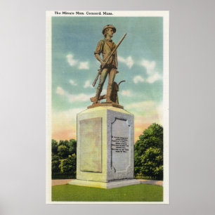 Beskåda av den minimala manstatyn poster