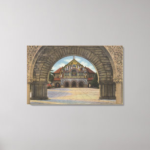 Beskåda av den minnes- kyrkan, Stanford U. Canvastryck