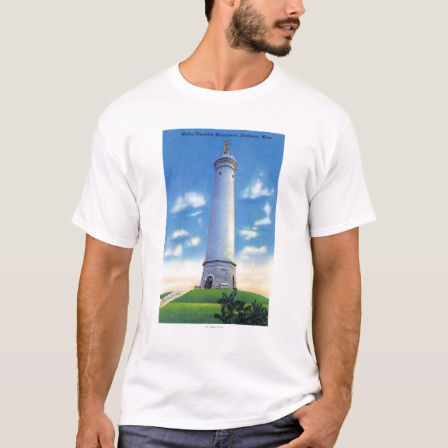Beskåda av den Myles Standish monumentet T Shirt (Framsida)