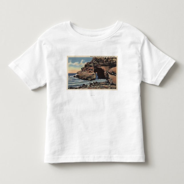 Beskåda av den naturliga bågen, smaragdCove Tee (Framsida)