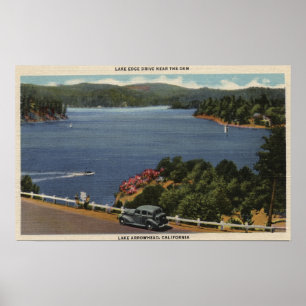 Beskåda av den Near fördämningen för sjökantd Poster