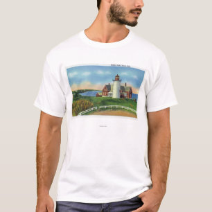 Beskåda av den Nobska fyren, skogenhål T Shirt