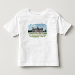 Beskåda av den östliga facaden av Chateau de T Shirt