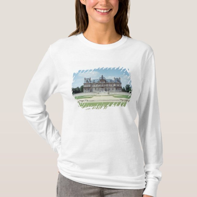 Beskåda av den östliga facaden av Chateau de Tröja (Framsida)
