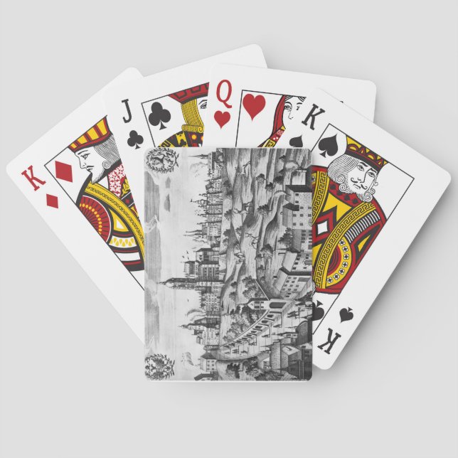 Beskåda av den Prague visningen den Casinokort (Baksidan)