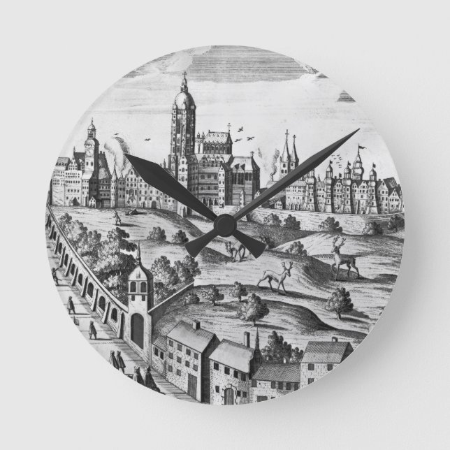 Beskåda av den Prague visningen den Rund Klocka (Framsida)