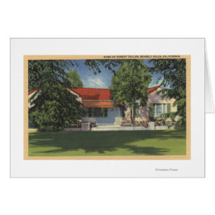 Beskåda av den Robert Taylors uppehållet Hälsningskort