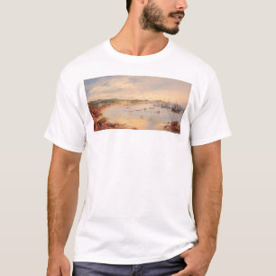Beskåda av den San Francisco, Kalifornien hamnen T-shirt