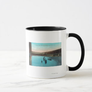 Beskåda av den simma TankBoyesen Hot Springs, CA Mugg