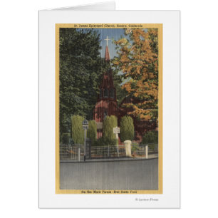 Beskåda av den St James episkopalkyrkan Hälsningskort