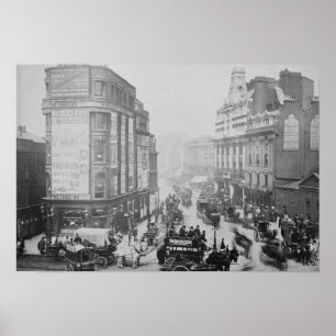 Beskåda av den Tottenham domstolvägen, c.1885 Poster
