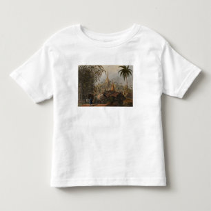 Beskåda av den underbara Dagon pagodaen och den T-shirt